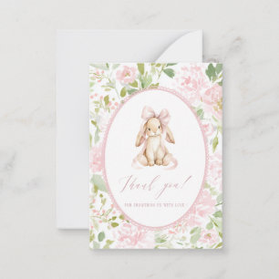 Pequeña Tarjeta plana de acuarela elegante de flor silvest
