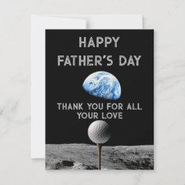 Pequeña Tarjeta plana de felicitación del Día del Padre
