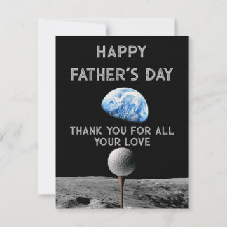 Pequeña Tarjeta plana de felicitación del Día del Padre