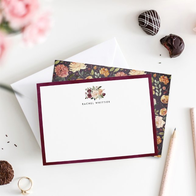 Pequeña Tarjeta plana de Stationery Personalizada Rusom (Subido por el creador)