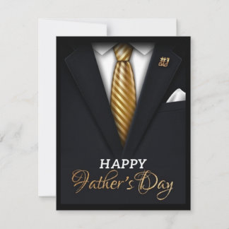 Pequeña Tarjeta plana del día del padre