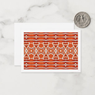 Pequeña Tarjeta plana GINGERBREAD 3.5x2.5 / horizontal