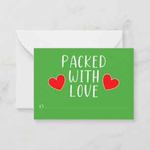 Pequeña Tarjeta plana llena de amor