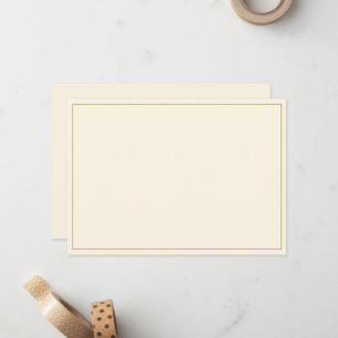Pequeña Tarjeta plana minimalista con borde