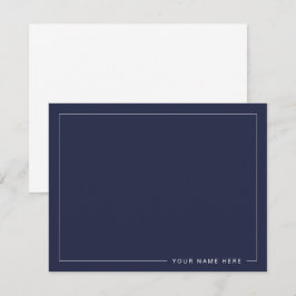 Pequeña Tarjeta plana moderna personalizada
