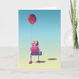 Pequeña tarjeta roja de cumpleaños 3