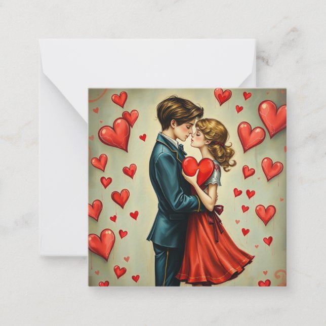Pequeña Tarjeta Romántica (Anverso)