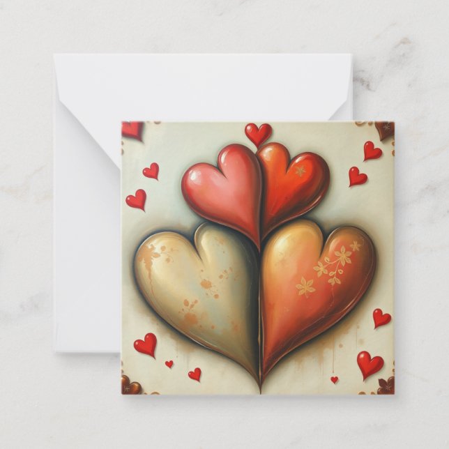 Pequeña Tarjeta Romántica (Anverso)