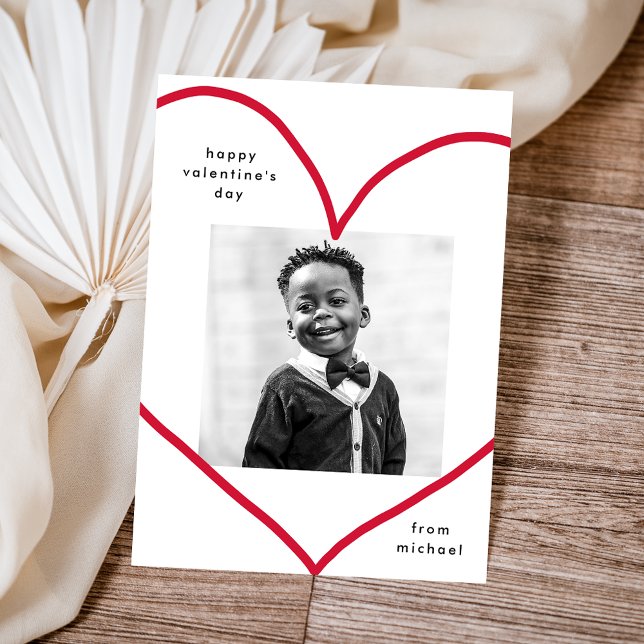 Pequeña Tarjeta simple de El día de San Valentín de salón  (Subido por el creador)