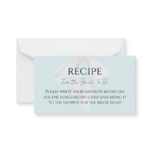 Tarjeta Turquoise Blue Bow Bridal Shower