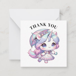 Pequeña Tarjeta Unicorn