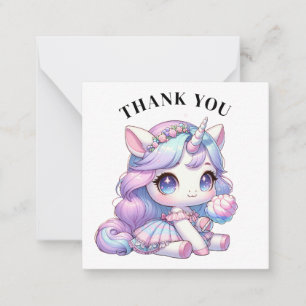Pequeña Tarjeta Unicorn