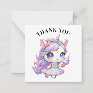 Pequeña Tarjeta Unicorn