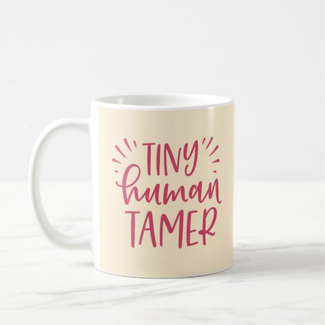 Pequeña taza de café divertida de Tamer para mamá (Izquierda)