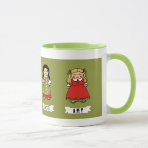 Pequeña taza de los chicas de marzo de las mujere