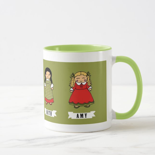 Pequeña taza de los chicas de marzo de las mujeres (Derecha)