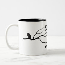 Pequeña taza del pájaro