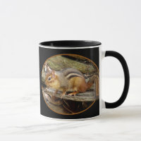 Pequeña taza linda del Chipmunk