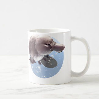 Pequeña taza linda del ilustracion de Platypus
