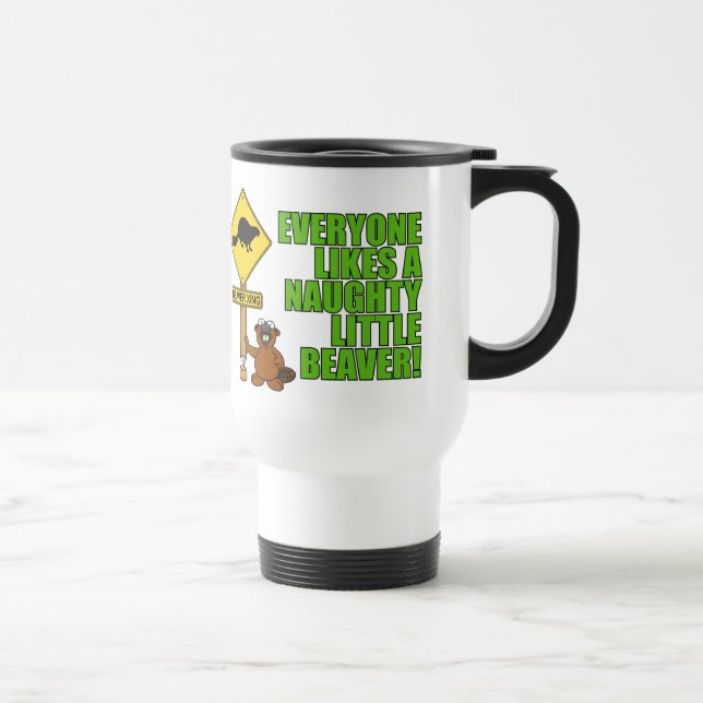 Pequeña taza traviesa del castor (Derecha)