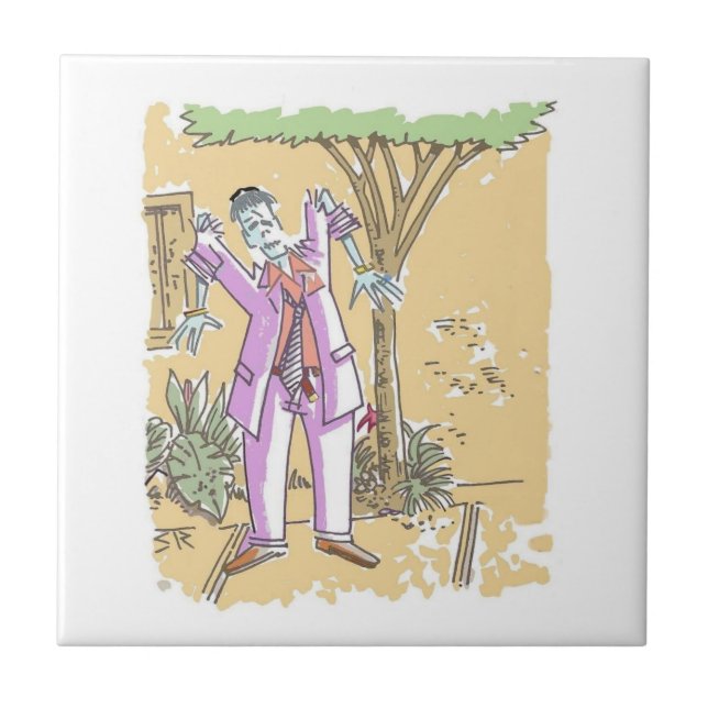 Pequeña teja zombi (Frente)