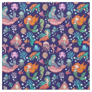 Pequeña tela de sirena