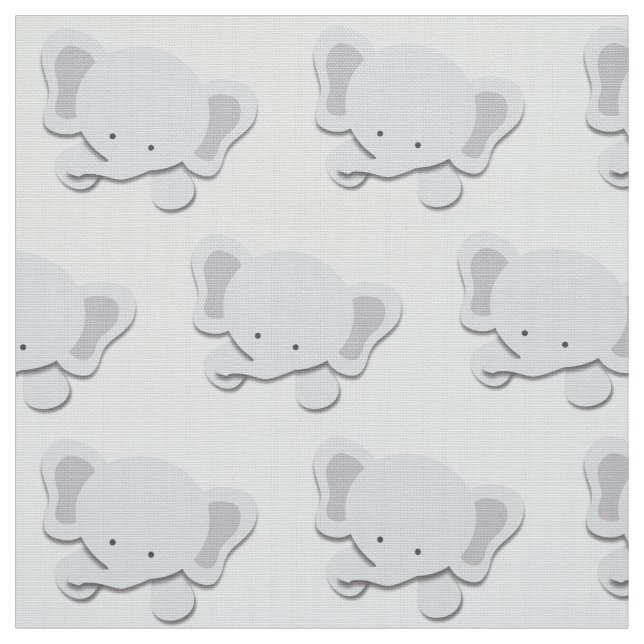 Pequeña tela del elefante el | (Retal)