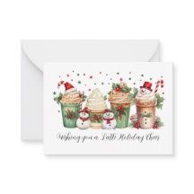 Titular de tarjeta de regalo de café lindo para pr