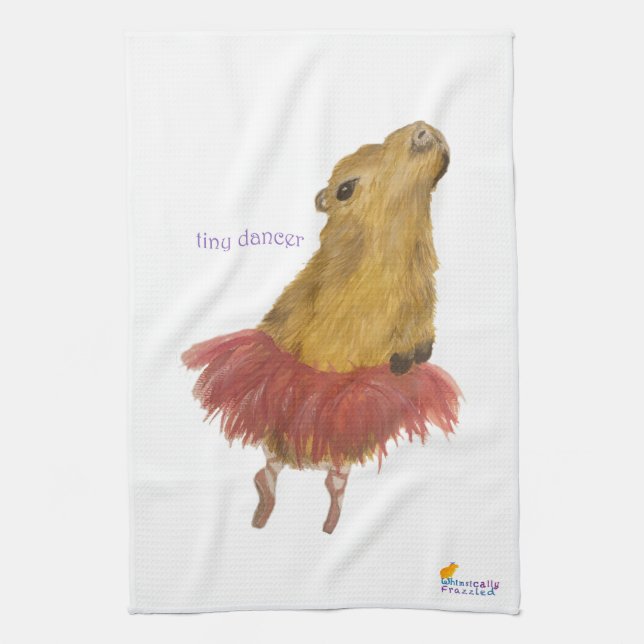 Pequeña toalla de té capybara (Vertical)