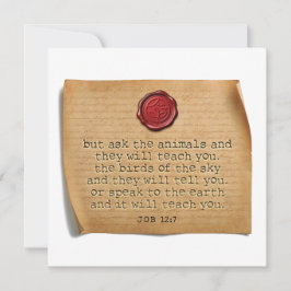 Pequeña TRABAJO 12:7 - Tarjeta Personalizada