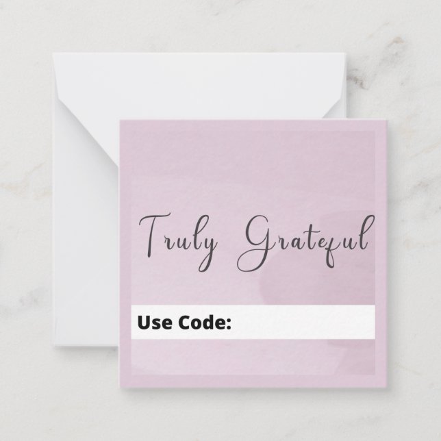 Pequeña TS - Tarjeta de agradecimiento (Anverso)