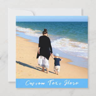 Pequeña Tu tarjeta de fotos favorita con texto Personaliza
