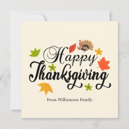 Pequeña Turquía juguetona en la tarjeta de Acción