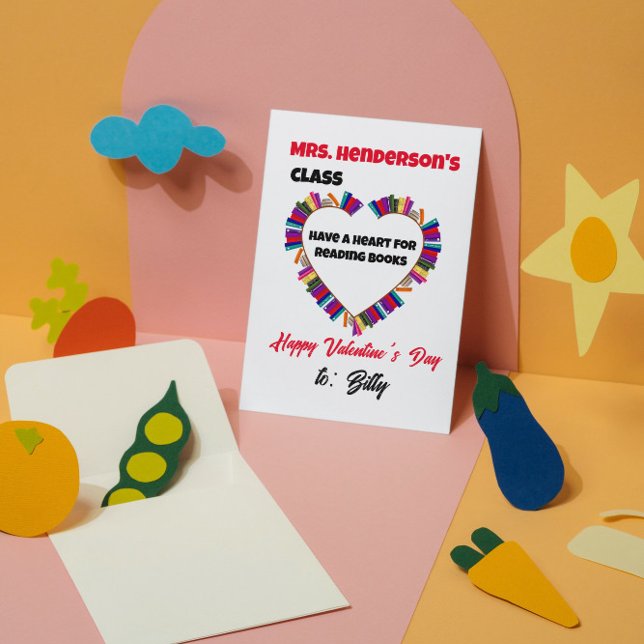 Pequeña Un Corazón Para Leer Tarjeta Del Día De San Valent (Subido por el creador)