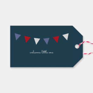 Pequeña una etiqueta agradable del regalo {marina