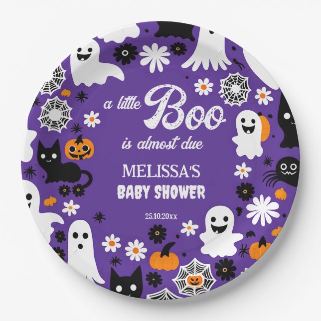 Pequeña vajilla de baño para bebés de Halloween (Anverso)