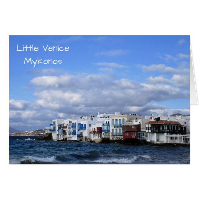 Pequeña Venecia, Mykonos, Cícladas, Grecia (Anverso (Horizontal))