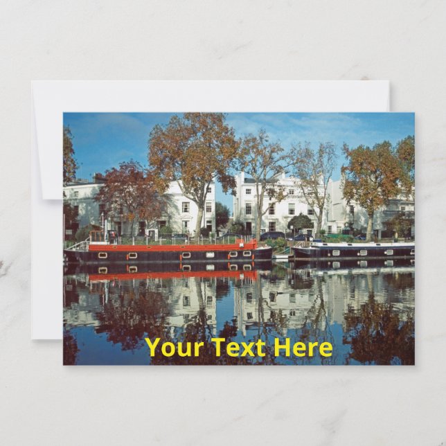 Pequeña Venecia personalizable, tarjeta de Londres (Anverso)
