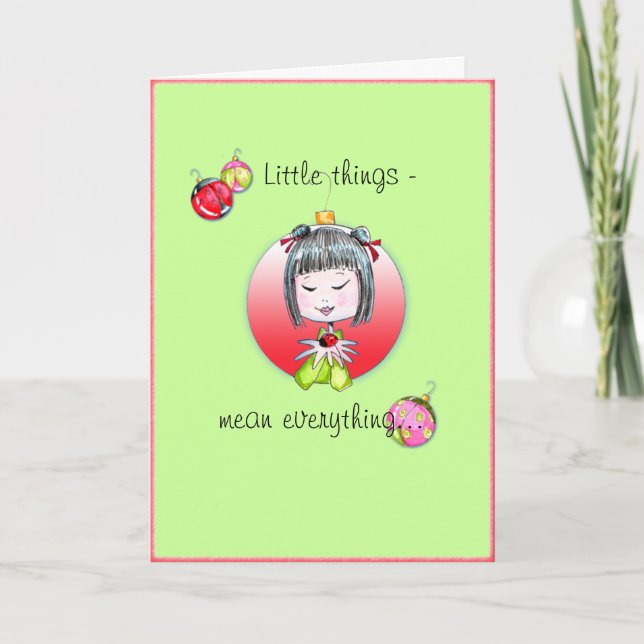 Pequeña versión 1 de la tarjeta de Navidad de las (Anverso)