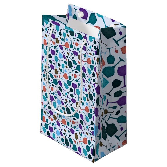 Pequeña ¡Vidrios! Bolsa de regalo de vino (Angulo Anverso)