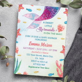 Pequeña y caprichosa invitación de Baby Shower a l