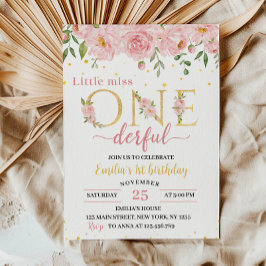 Pequeña Y Maravillosa Invitación De Cumpleaños De 