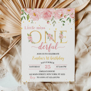 Pequeña Y Maravillosa Invitación De Cumpleaños De