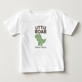 Pequeña y ruidosa bebé de dinosaurios y camiseta p