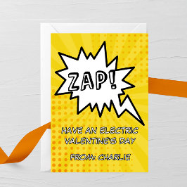 Pequeña ¡Zas! Tarjeta eléctrica del día de San Valentín