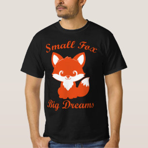 Pequeña Zorra, Grandes Sueños Camiseta de Zorra Ad