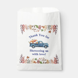 Pequeñas bolsas Baby Shower de calabaza