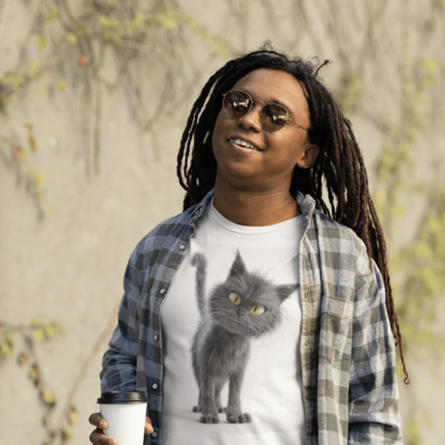PEQUEÑAS CAMISETAS DE DIVERSIÓN DE GATO NEGRO (Subido por el creador)