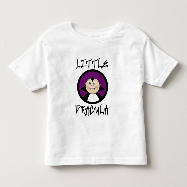 Pequeñas camisetas y regalos de Drácula (Anverso)