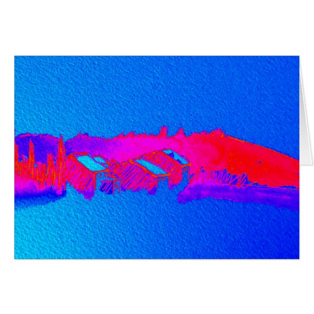 Pequeñas casas en los campos (Anverso (Horizontal))